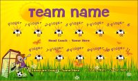 Soccer Any TEAM Name BANNER Rapid Soccer Banner Design