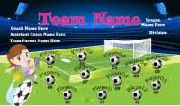 Soccer Any TEAM Name BANNER Rapid Soccer Banner Design