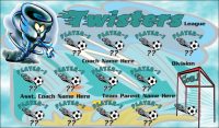 Tornadoes SOCCER TEAM BANNER Rapid Tornadoes Banner Design
