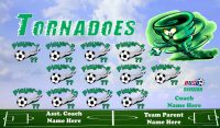 Tornadoes SOCCER TEAM BANNER Rapid Tornadoes Banner Design