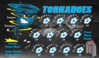 Tornadoes SOCCER TEAM BANNER Rapid Tornadoes Banner Design