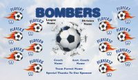 Bombs SOCCER TEAM BANNER Rapid Bombs Banner Design