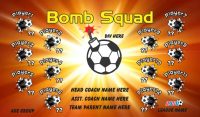 Bombs SOCCER TEAM BANNER Rapid Bombs Banner Design