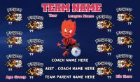 Devils SOCCER TEAM BANNER Rapid Devils Banner Design