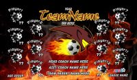 Devils SOCCER TEAM BANNER Rapid Devils Banner Design