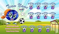 Diamonds SOCCER TEAM BANNER Rapid Diamonds Banner Design