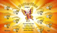 Butterflies SOCCER TEAM BANNER Rapid Butterflies Banner Design