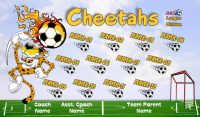 Cheetahs SOCCER TEAM BANNER Rapid Cheetahs Banner Design