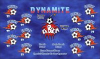 Dynamites SOCCER TEAM BANNER Rapid Dynamites Banner