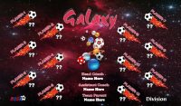 Galaxy SOCCER TEAM BANNER Rapid Galaxy Banner