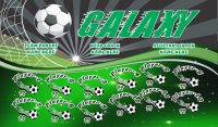 Galaxy SOCCER TEAM BANNER Rapid Galaxy Banner
