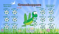 Grasshoppers SOCCER TEAM BANNER Rapid Grasshoppers Banner