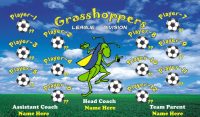 Grasshoppers SOCCER TEAM BANNER Rapid Grasshoppers Banner