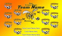 Hornets SOCCER TEAM BANNER Rapid Hornets Banner