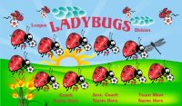 Ladybugs SOCCER TEAM BANNER Rapid Ladybugs Banner