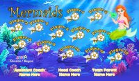Mermaids SOCCER TEAM BANNER Rapid Mermaids Banner