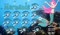 Mermaids SOCCER TEAM BANNER Rapid Mermaids Banner