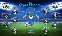 Panthers SOCCER TEAM BANNER Rapid Panthers Banner