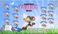 Pixies SOCCER TEAM BANNER Rapid Faries Banner