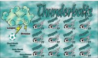 Thunder SOCCER TEAM BANNER Rapid Thunder Banner
