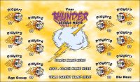 Thunder SOCCER TEAM BANNER Rapid Thunder Banner