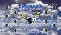 Thunder SOCCER TEAM BANNER Rapid Thunder Banner