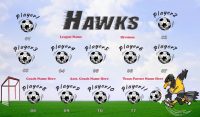Hawks SOCCER TEAM BANNER Rapid Hawks Banner