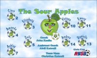 Apples Soccer Team Banner - AYSO Apples Banner - TeamsBanner