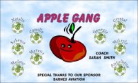 Apples Soccer Team Banner - AYSO Apples Banner - TeamsBanner
