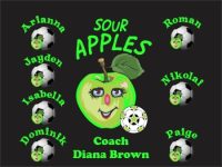 Apples Soccer Team Banner - AYSO Apples Banner - TeamsBanner