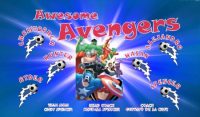 Avengers Soccer Team Banner - AYSO Avengers Banner - TeamsBanner