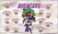 Avengers Soccer Team Banner - AYSO Avengers Banner - TeamsBanner