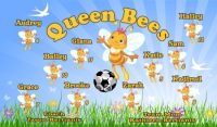Bees Soccer Team Banner - AYSO Bees Banner - TeamsBanner