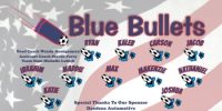 Bullets Soccer Team Banner - AYSO Bullets Banner - TeamsBanner