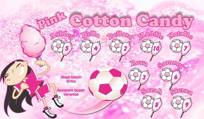 Candy Soccer Team Banner - AYSO Candy Banner - TeamsBanner