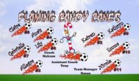 Candy Soccer Team Banner - AYSO Candy Banner - TeamsBanner