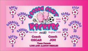 Candy Soccer Team Banner - AYSO Candy Banner - TeamsBanner