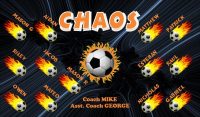 Chaos Soccer Team Banner - AYSO Chaos Banner - TeamsBanner