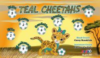 Cheetahs Soccer Team Banner - AYSO Cheetahs Banner - TeamsBanner