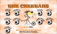 Cheetahs Soccer Team Banner - AYSO Cheetahs Banner - TeamsBanner
