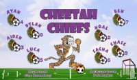 Cheetahs Soccer Team Banner - AYSO Cheetahs Banner - TeamsBanner
