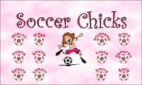 Chicks Soccer Team Banner - AYSO Chicks Banner - TeamsBanner