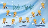 Chicks Soccer Team Banner - AYSO Chicks Banner - TeamsBanner