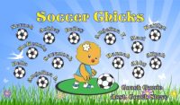 Chicks Soccer Team Banner - AYSO Chicks Banner - TeamsBanner