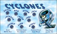 Cyclones Soccer Team Banner - AYSO Cyclones Banner - TeamsBanner