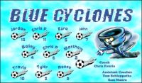 Cyclones Soccer Team Banner - AYSO Cyclones Banner - TeamsBanner