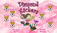 Diamond Soccer Team Banner - AYSO Diamond Banner - TeamsBanner