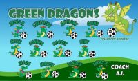 Dragons Soccer Team Banner - AYSO Dragons Banner - TeamsBanner