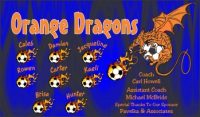 Dragons Soccer Team Banner - AYSO Dragons Banner - TeamsBanner