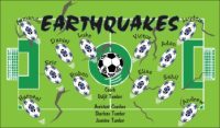 Earthquakes Soccer Team Banner - AYSO Earthquakes Banner - TeamsBanner